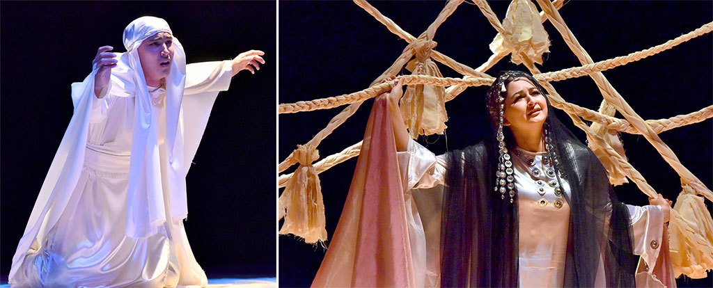 Mollanepes adyndaky Talyplar teatry «Leýli-Mejnun» dessanyny özboluşly sahnalaşdyrdy