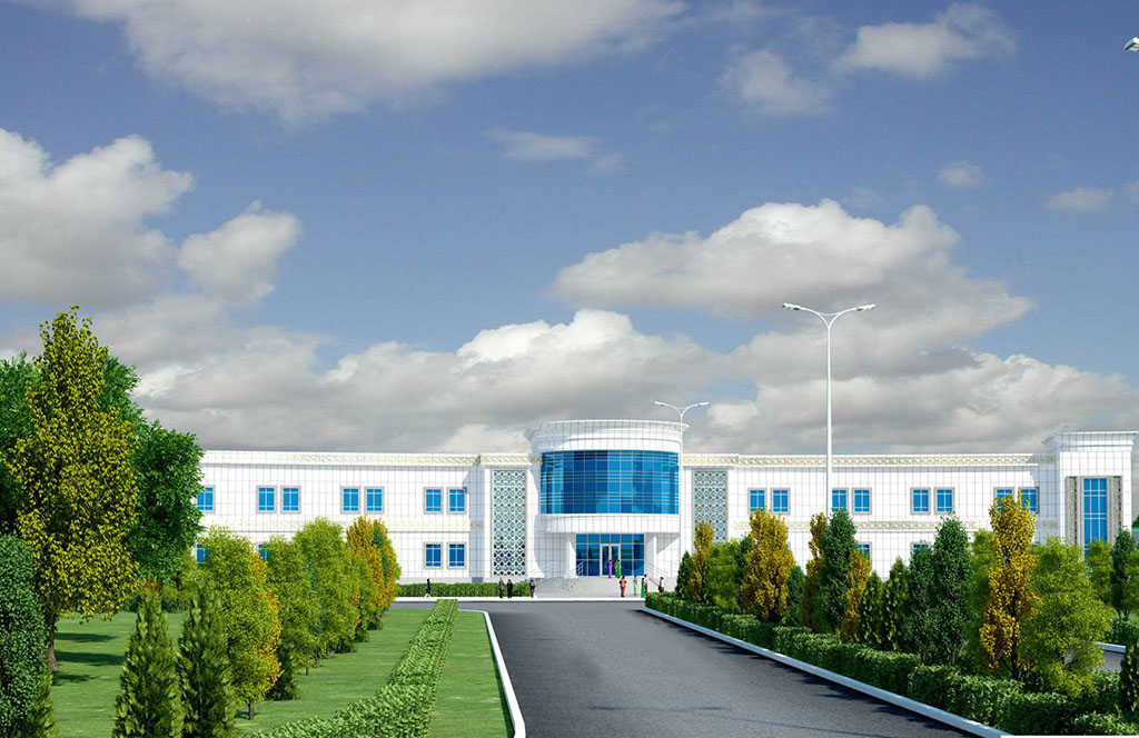 Modern vehicle centre is under construction in the north of the Turkmen capital 