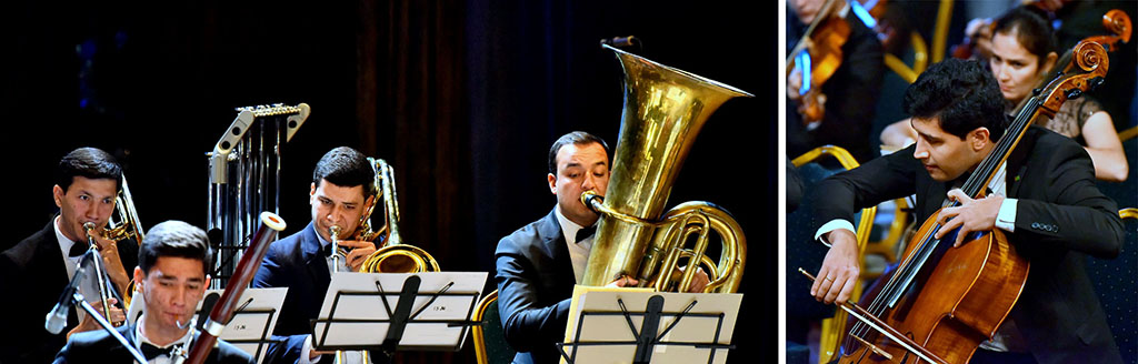 Оркестр под управлением Расула Клычева подарил новогоднее настроение 