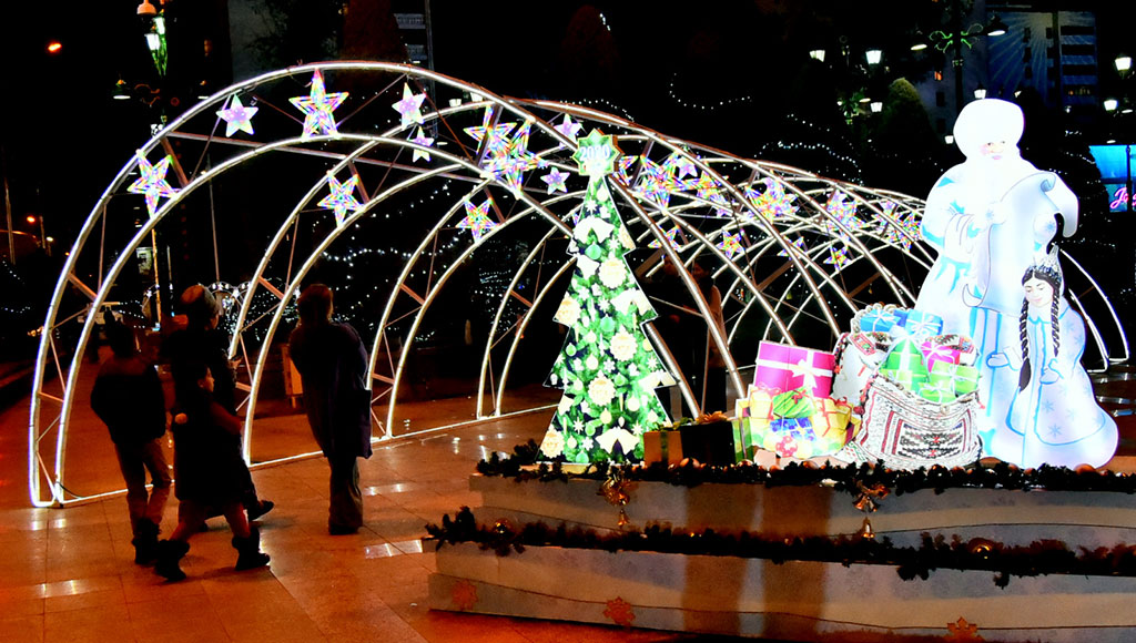 Contest for the best New Year’s decoration of the Turkmen capital is summed up 