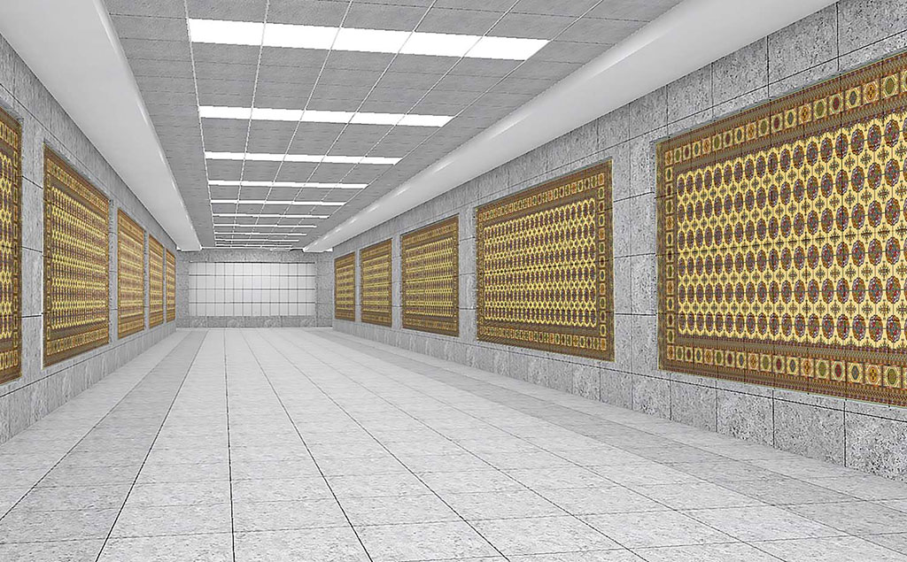 В центре туркменской столицы строится транспортная развязка 