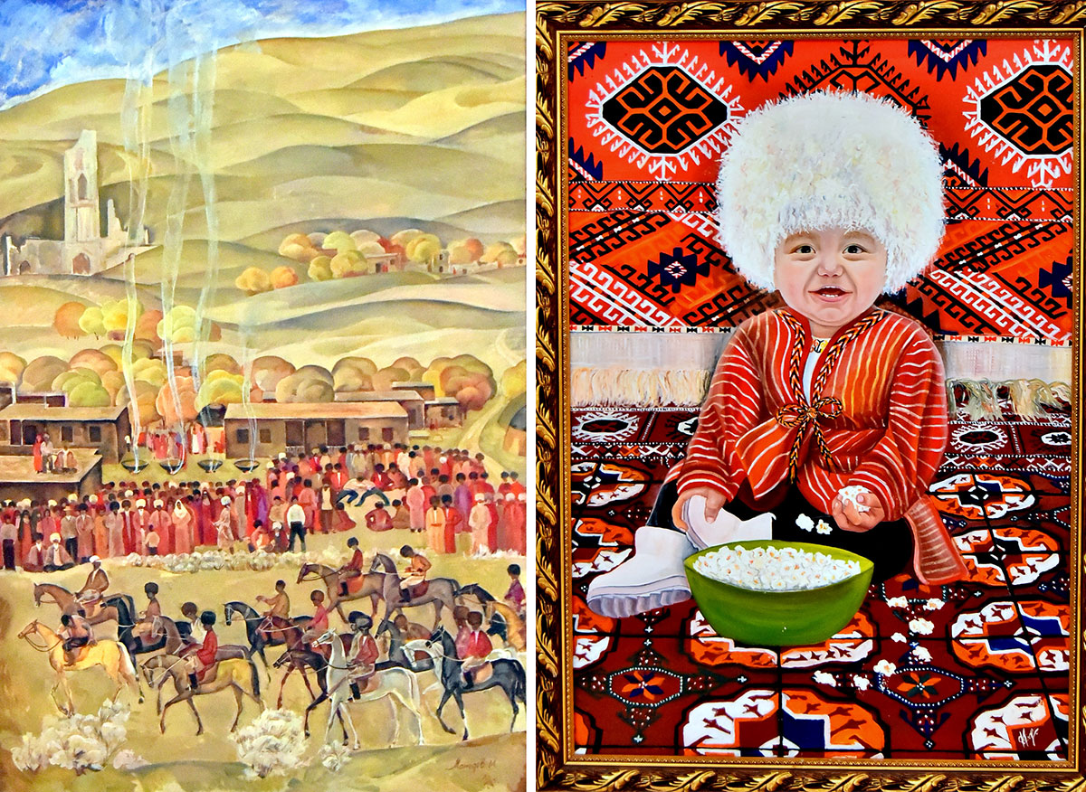 Exhibition at Museum of Fine Arts Celebrates 25 Years of Turkmenistan’s Neutrality 