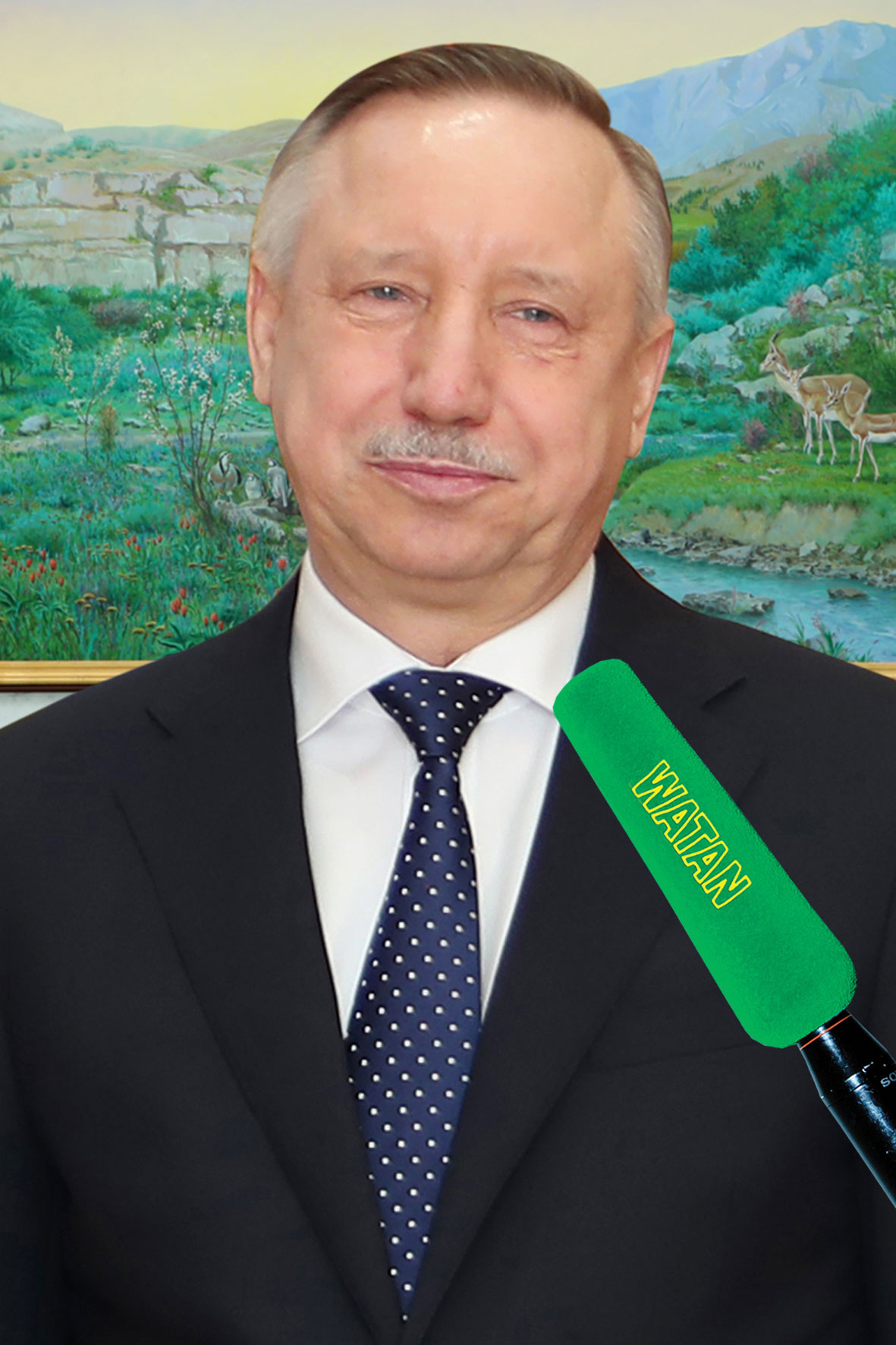 Türkmenistanyň Prezidenti Sankt-Peterburgyň  gubernatoryny kabul etdi