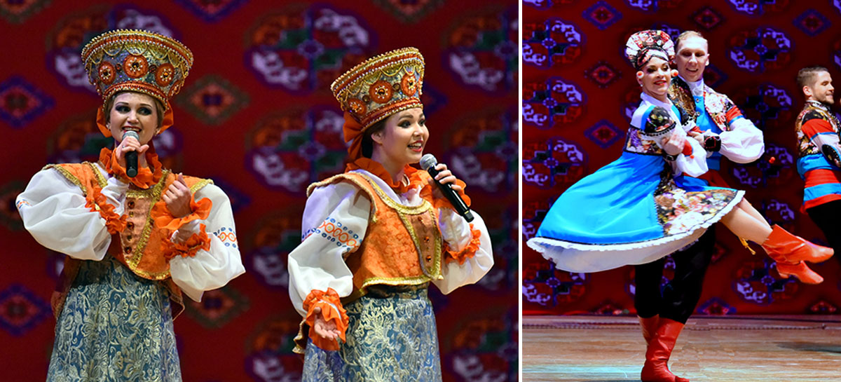 Stars of Mariinsky Theatre and Moroshka Song and Dance Theater Perform for Ashgabat Audience