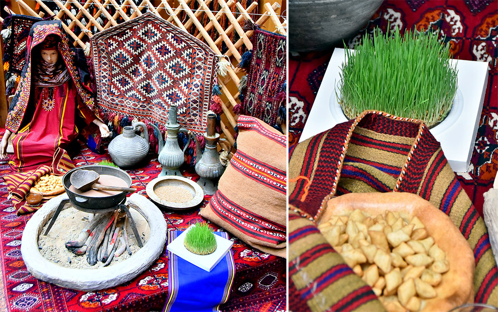 Döwlet muzeýinde açylan sergi Halkara  Nowruz  gününe bagyşlandy