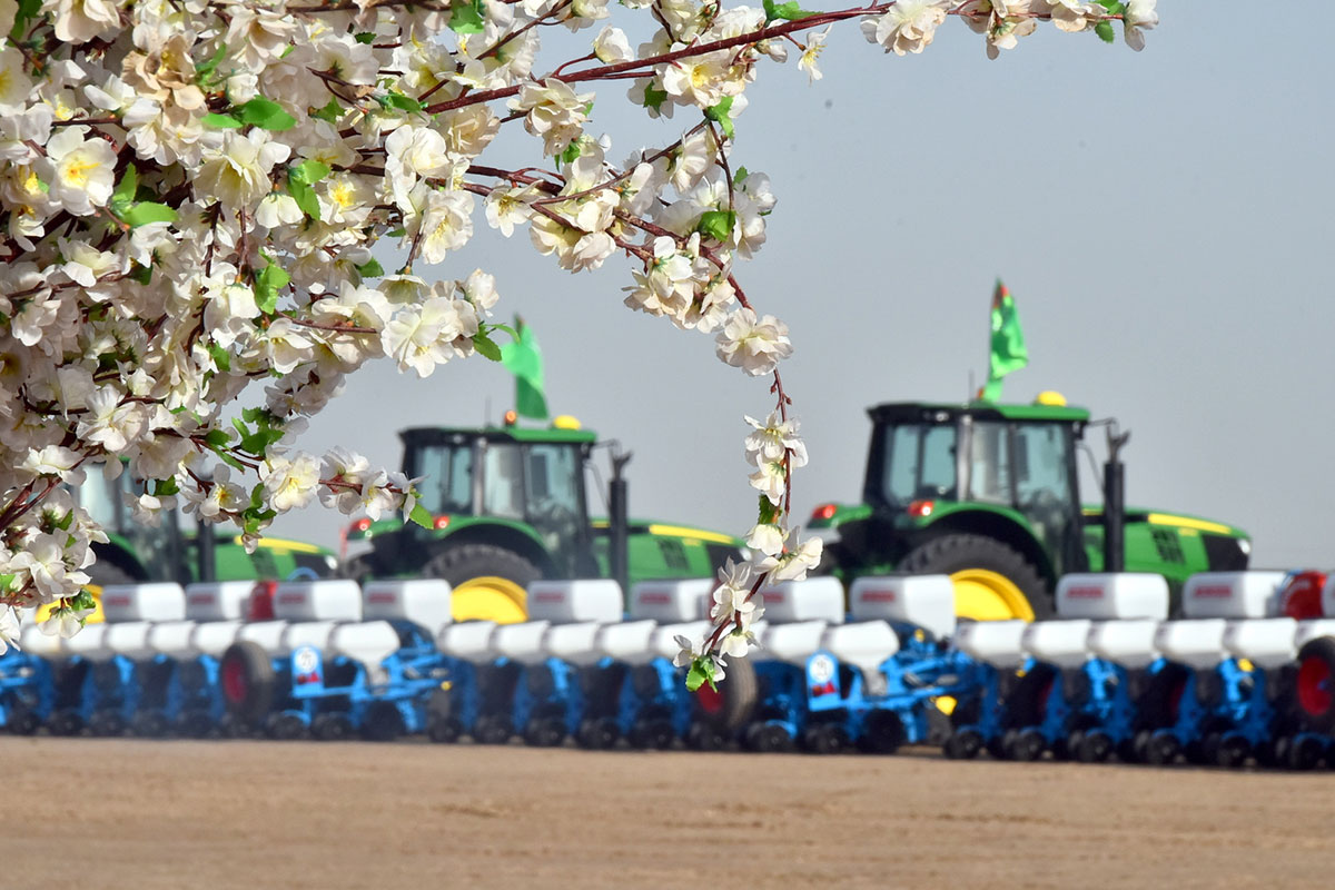 Sowing of cotton starts in Ahal, Balkan, Lebap and Mary Velayats 