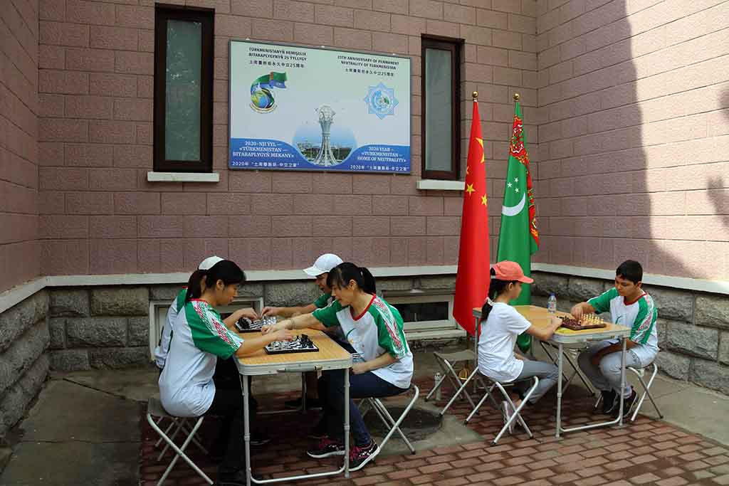 Embassy of Turkmenistan in PRC organizes distance sports flashmob 