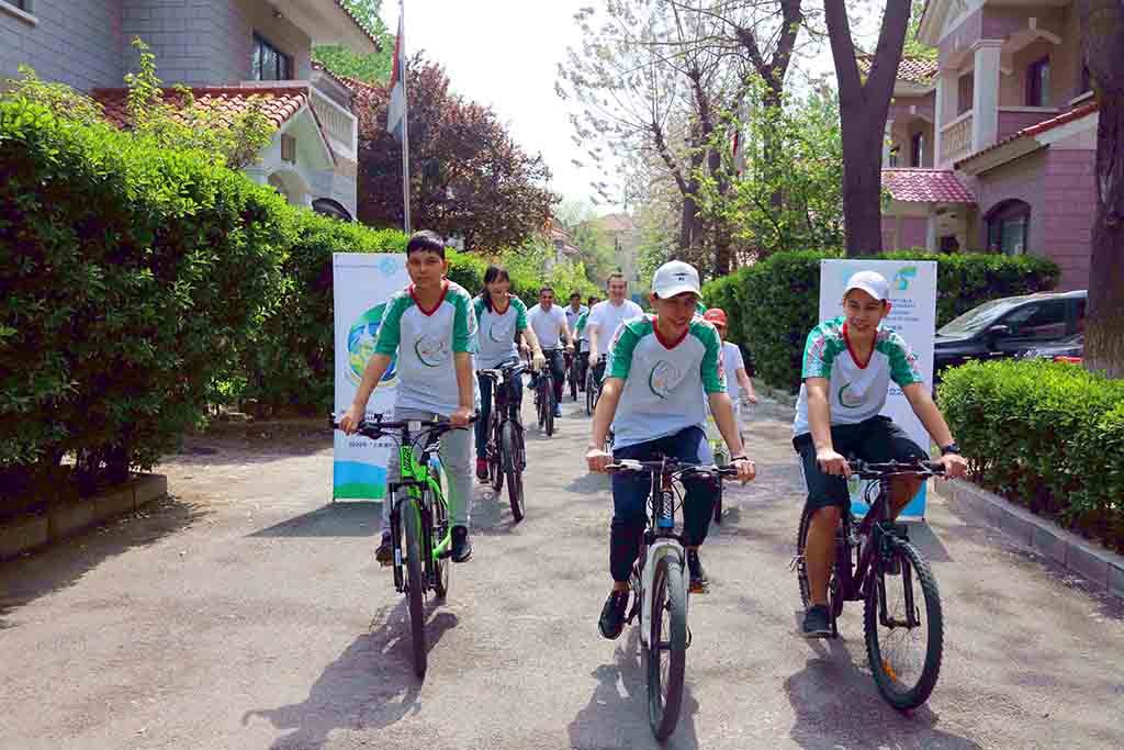 Embassy of Turkmenistan in PRC organizes distance sports flashmob 