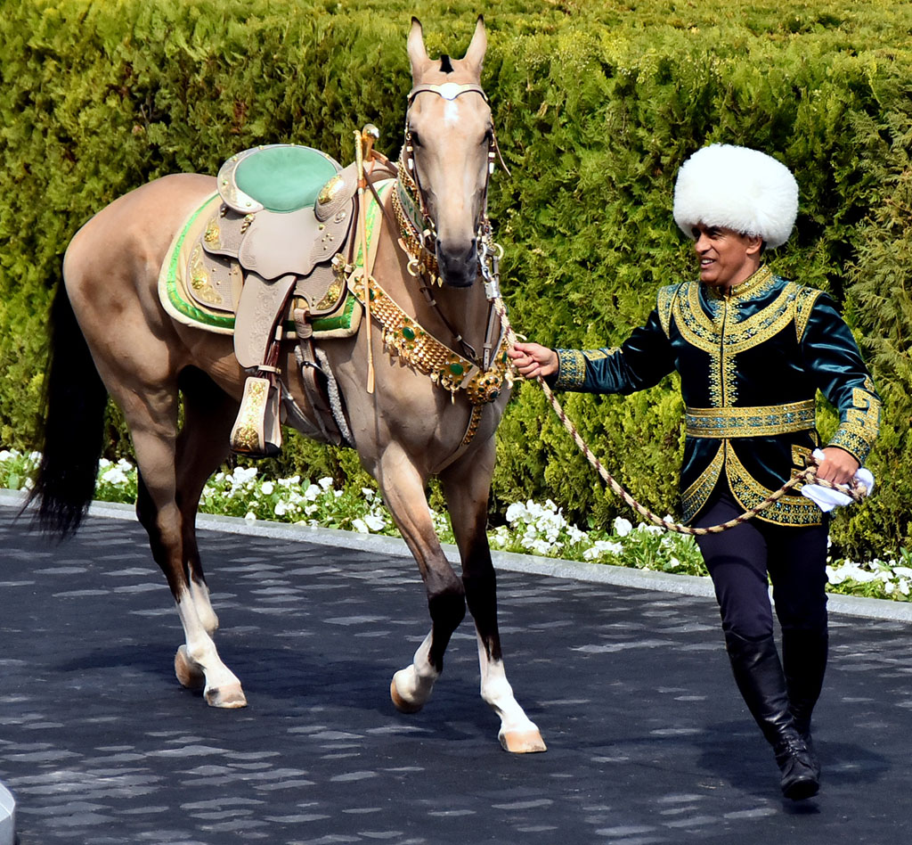 Celebration events take place in the Presidential Ahalteke Equestrian Complex 