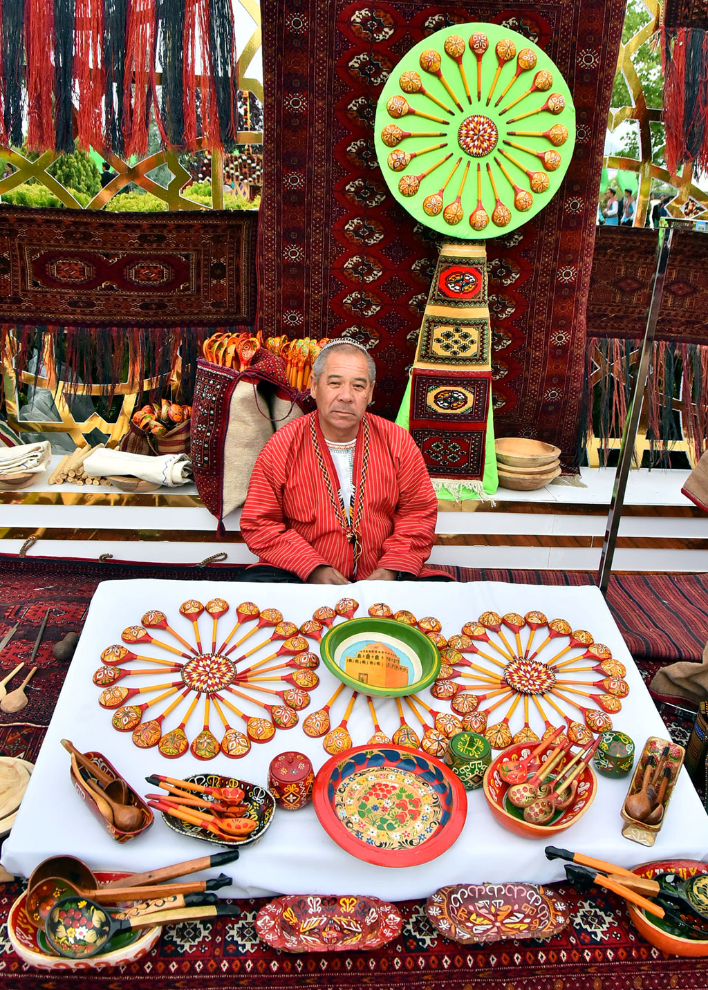 The Head of the State takes part in celebration events