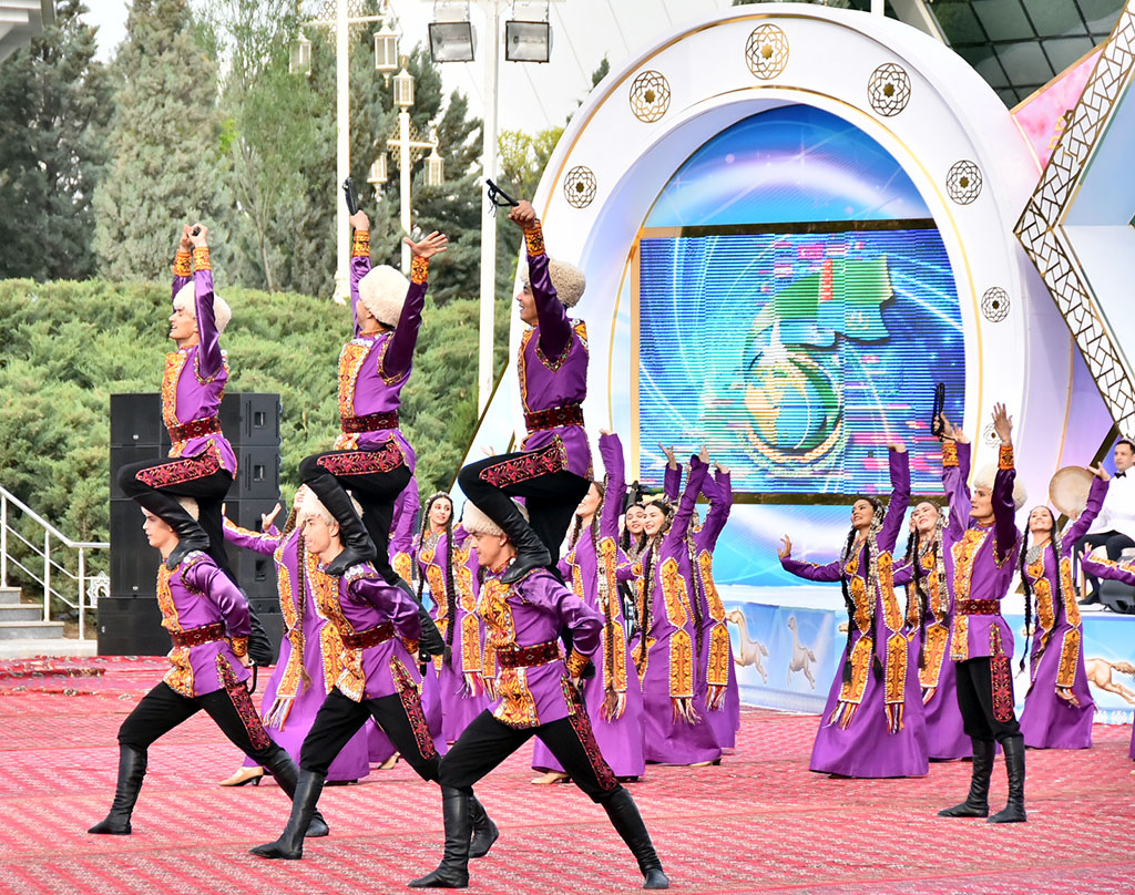 Cultural and sport events are held in Turkmenistan