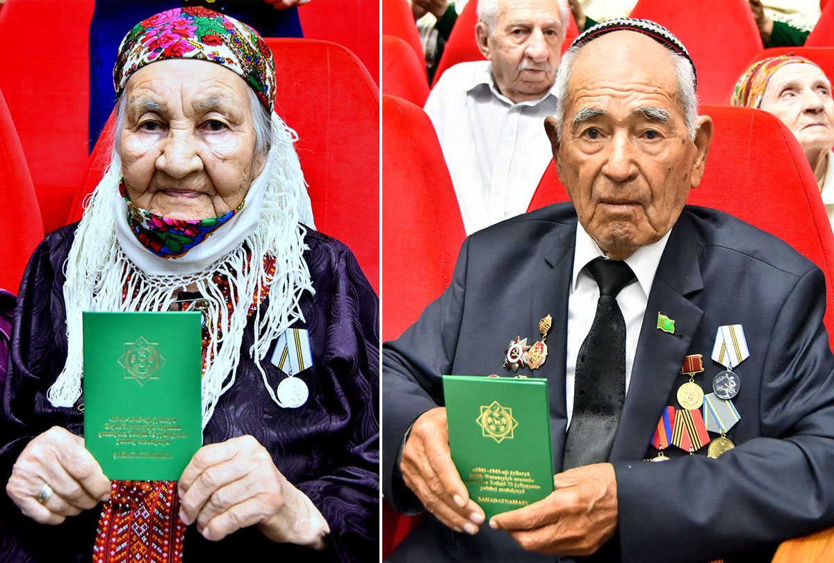 Ветеранам, вдовам погибших и труженикам тыла вручена юбилейная медаль в честь 75-летия Великой Победы 