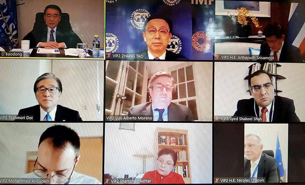 Turkmenistan announces its position on overcoming challenges under the pandemic at the online meeting of the Boao Forum for Asia