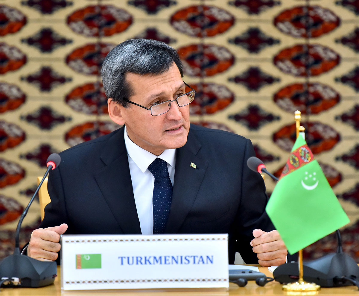 Türkmenistanyň Daşary işler ministrliginde geçirilen brifing