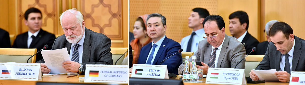 Briefing on Turkmenistan’s efforts on non-dissemination of infections at the Ministry of Foreign Affairs of Turkmenistan 