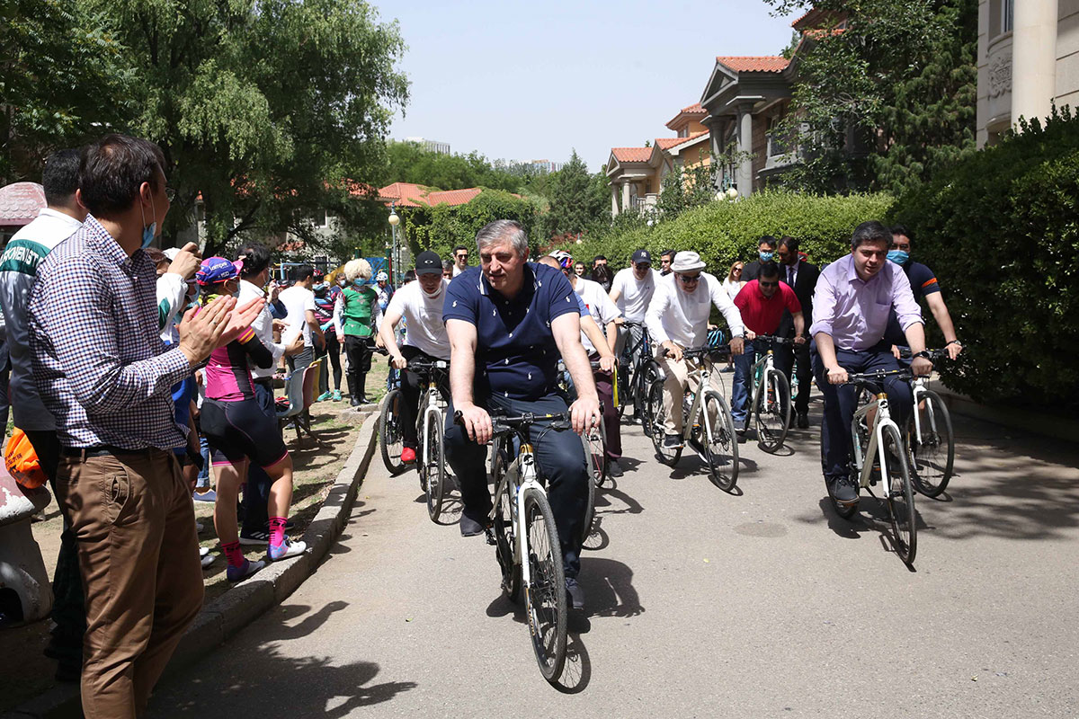 Diplomatic mission of Turkmenistan organizes festive event in Beijing on occasion of World Bicycle Day