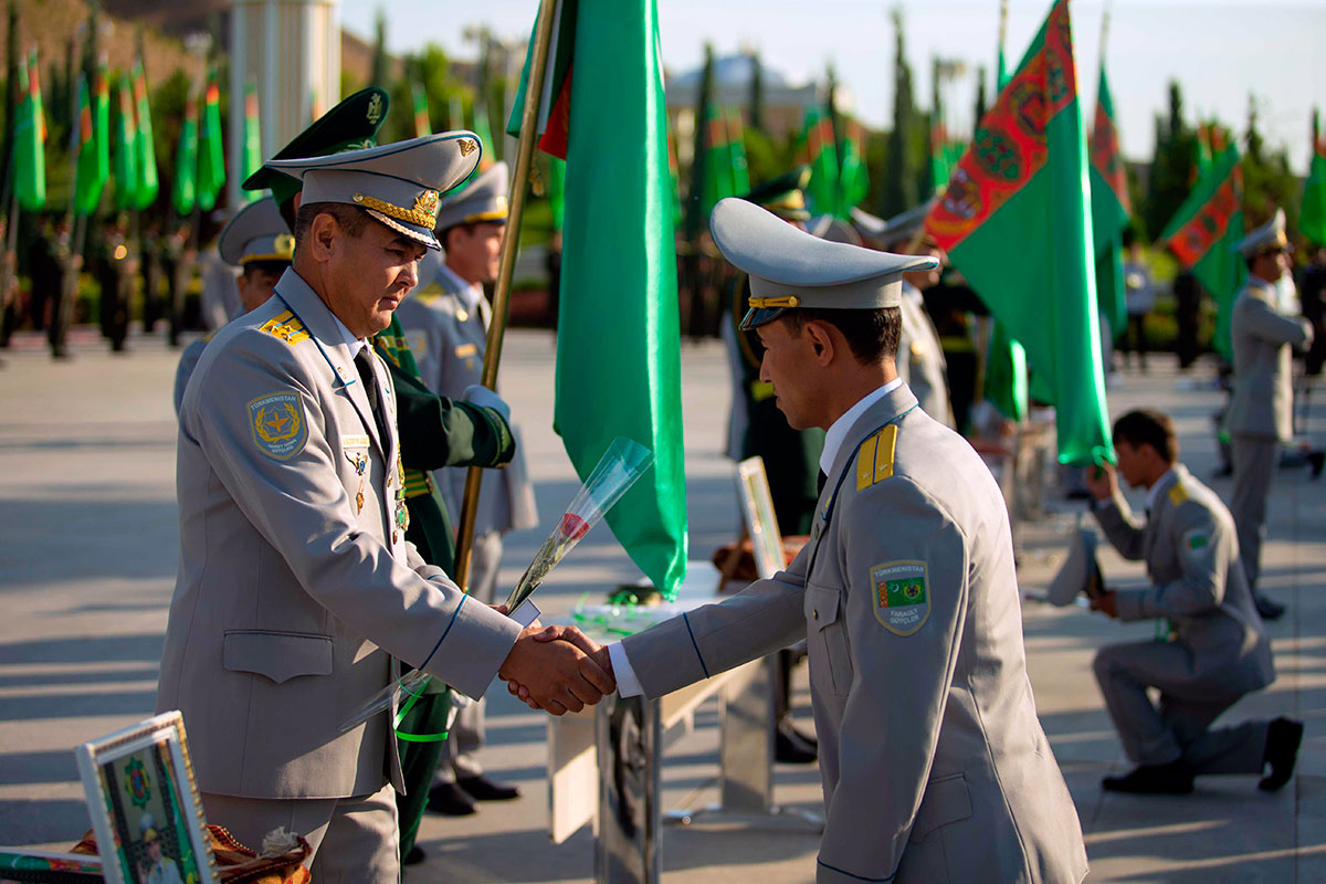 Events on occasion of supplement of the Officer Corp of Turkmenistan are held in the country 