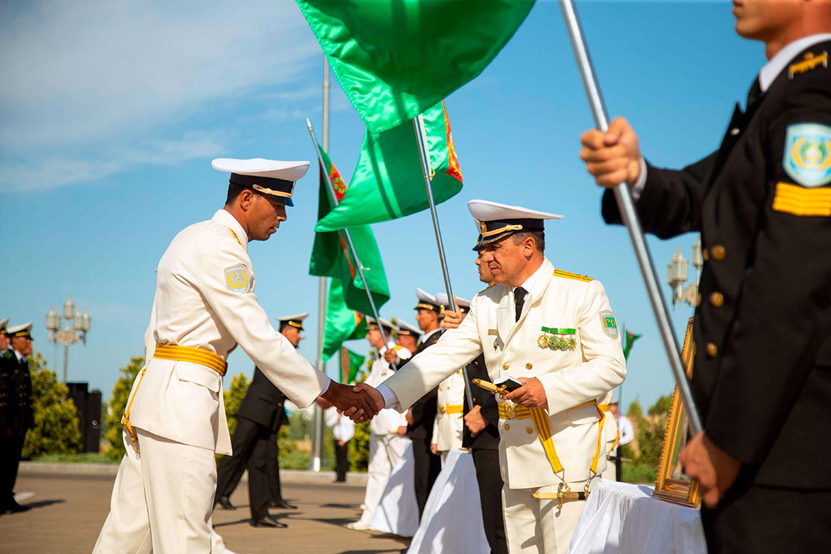 Events on occasion of supplement of the Officer Corp of Turkmenistan are held in the country 