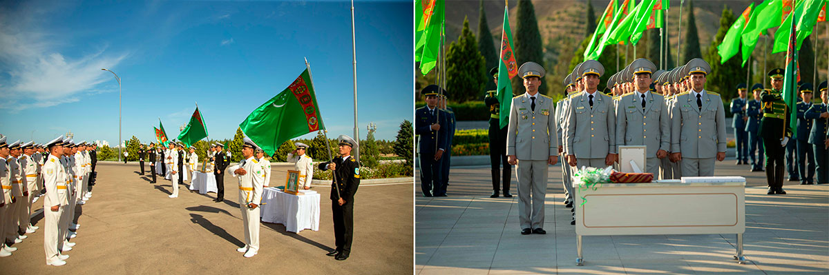 Events on occasion of supplement of the Officer Corp of Turkmenistan are held in the country 