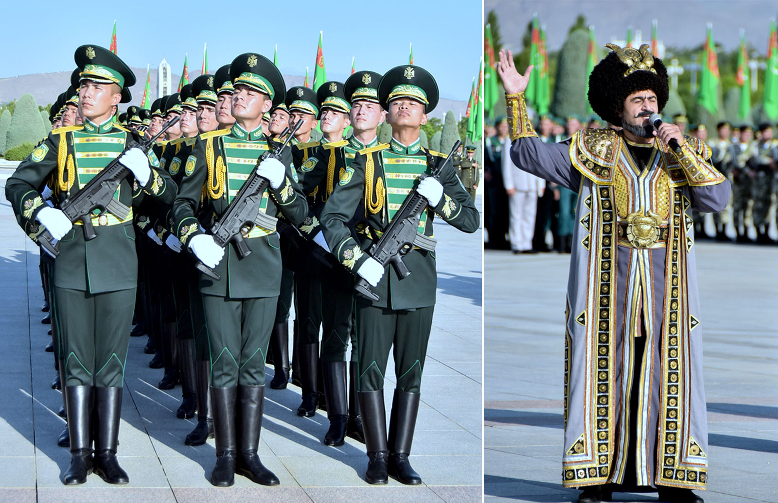 Military oath ceremony of young soldiers takes place