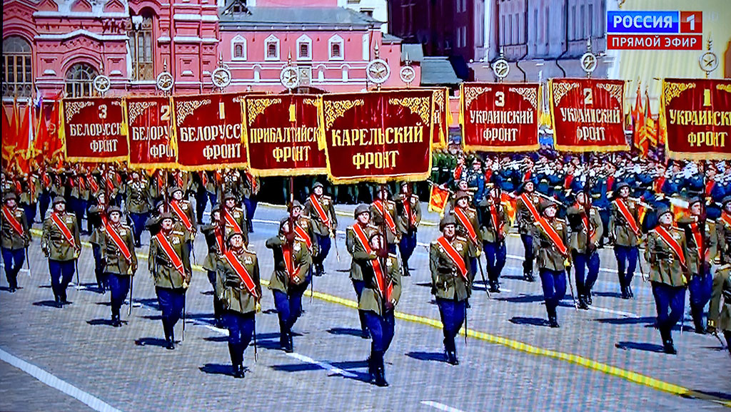Turkmen soldiers participates in the Victory Parade in Moscow