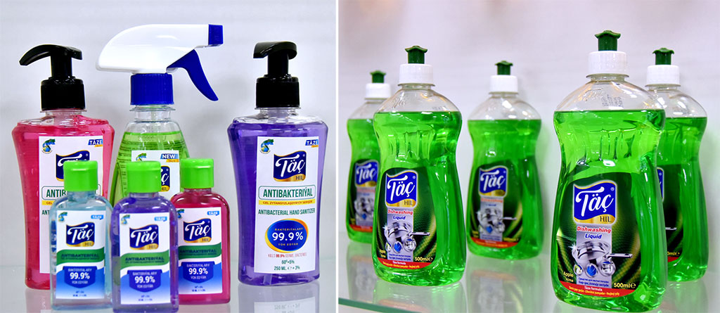 Actual marketing: Täç hil sanitizers