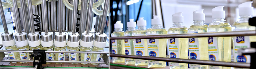 Actual marketing: Täç hil sanitizers