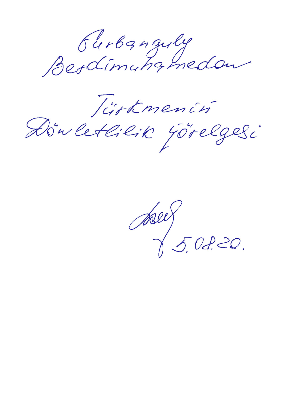 Hormatly Prezidentimiz Gurbanguly Berdimuhamedow täze kitabyny ýazyp tamamlady