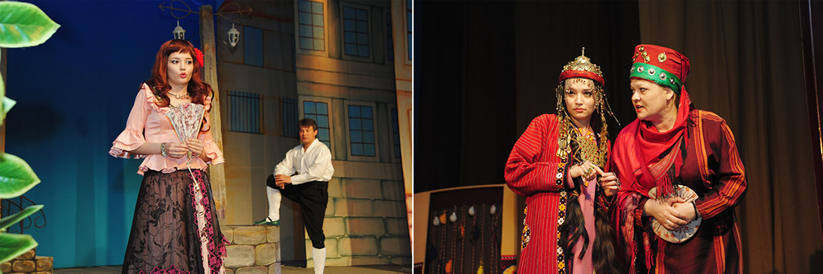 A. S. Puşkin adyndaky teatr hakda monologlar: Aýna Jumaýewa