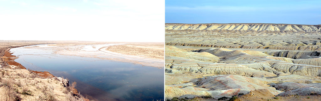 Preserved places of Turkmen nature: from Yaskhan Lake to canyons of Eatstern Carabogaz Region