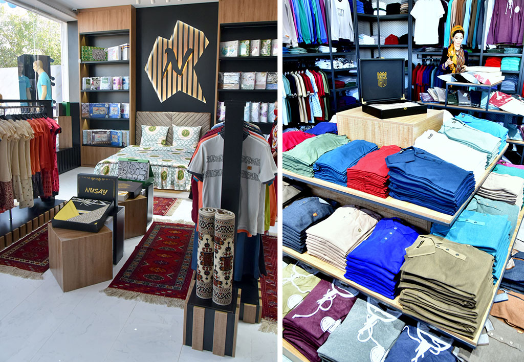 Network of branded shops of textile industry of the country is expanded