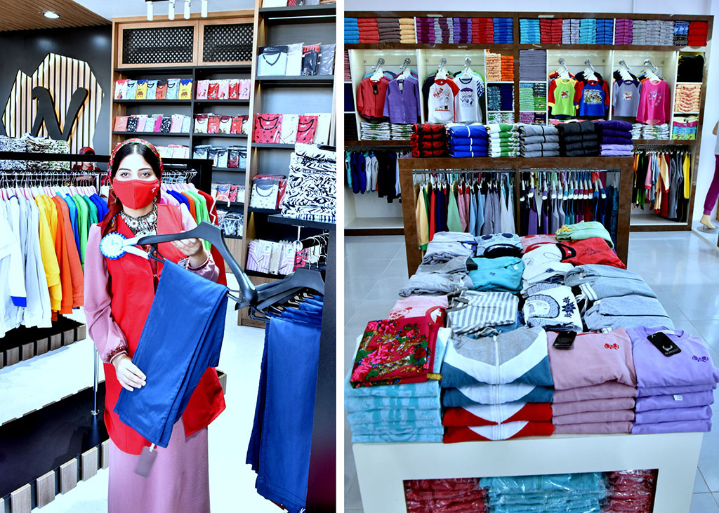 Network of branded shops of textile industry of the country is expanded