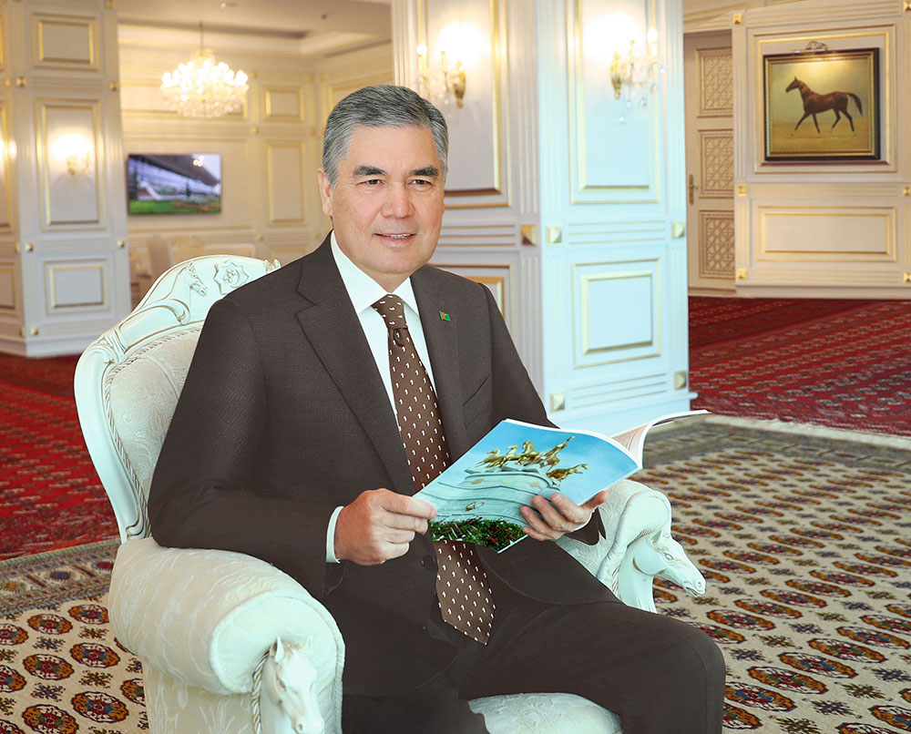 Hormatly Prezidentimiz Gurbanguly Berdimuhamedow Halkara ahalteke atçylyk sport toplumynda baýramçylyk çärelerine gatnaşdy