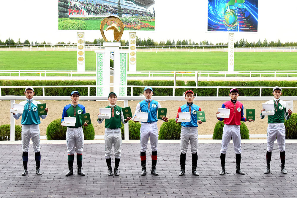 Celebration events are held in International Akhalteke equestrian complex