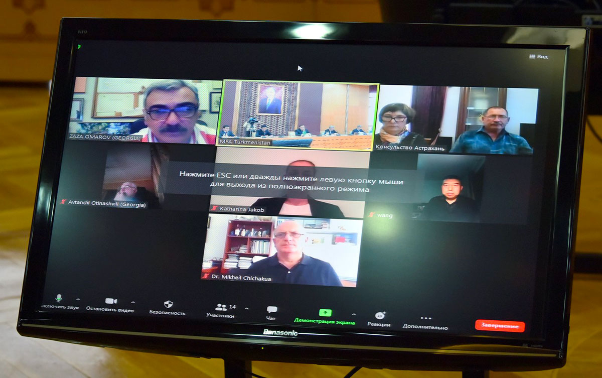 Briefing at MFA – work on preserving Ahalteke horses and Alabai dogs