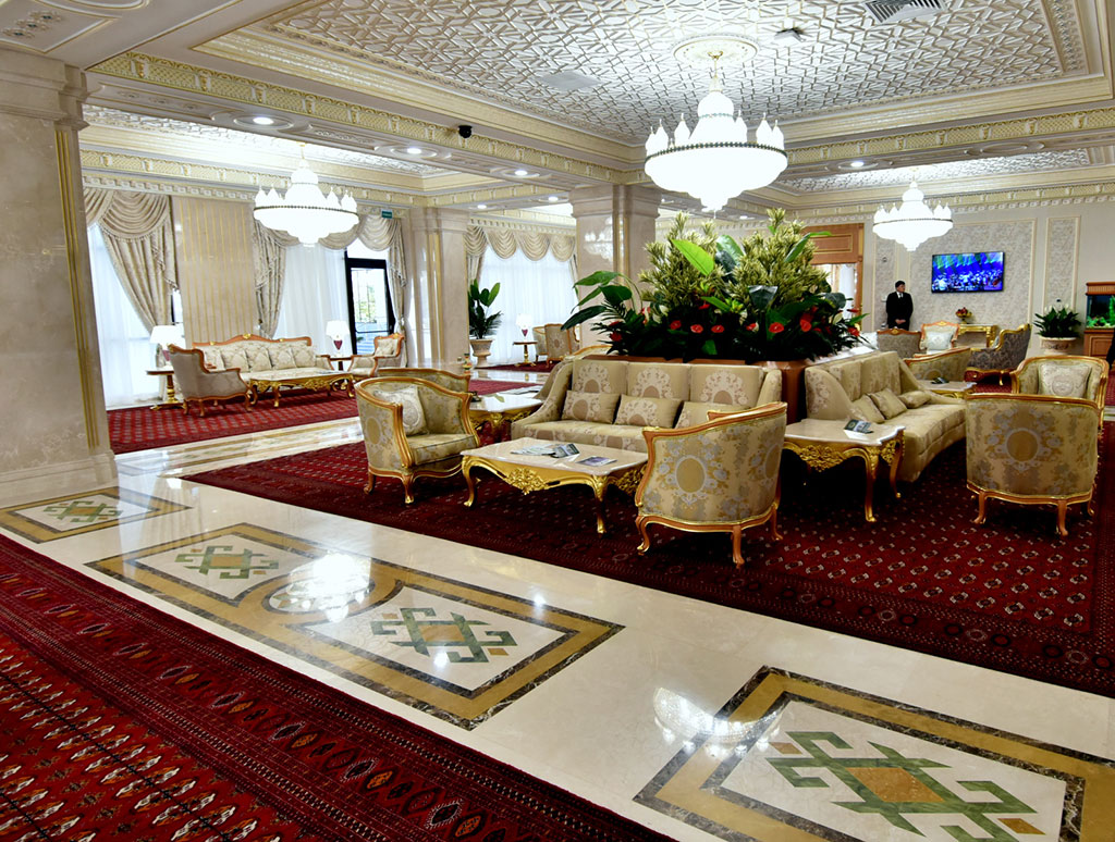 Road and transport infrastructure facilities and Diwan Hotel are opened in Ashgabat