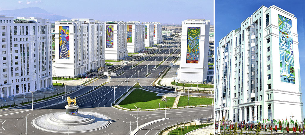 The President of Turkmenistan opens complex of new facilities in the capital