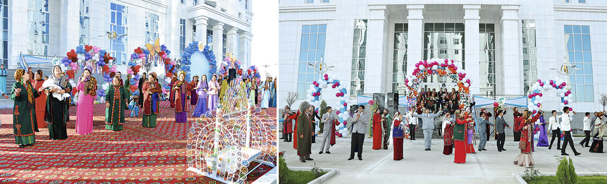 The President of Turkmenistan opens complex of new facilities in the capital