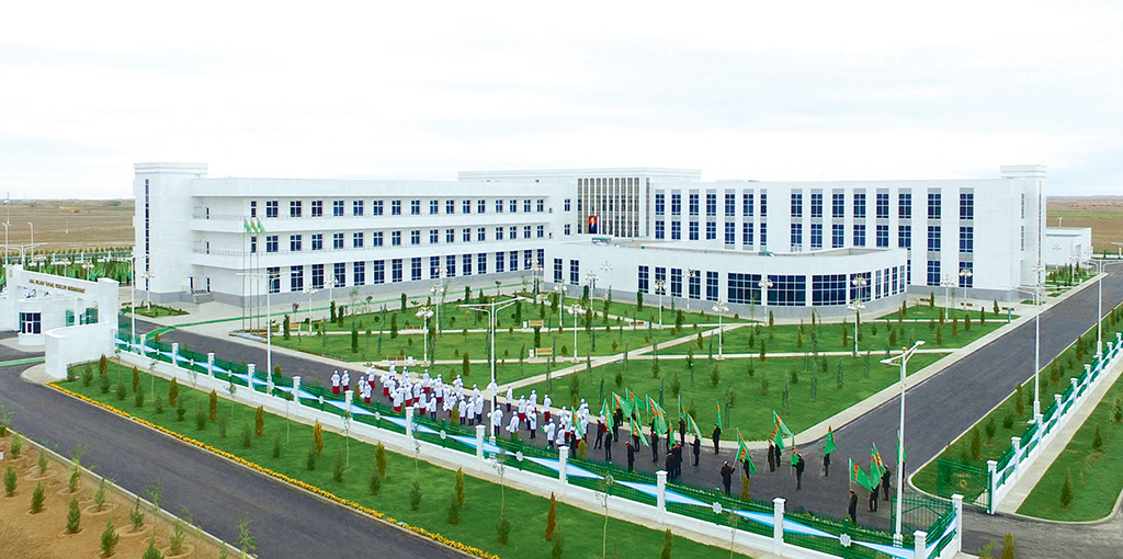 The President of Turkmenistan participates in opening of new clinic and give objectives for further development of health protection 