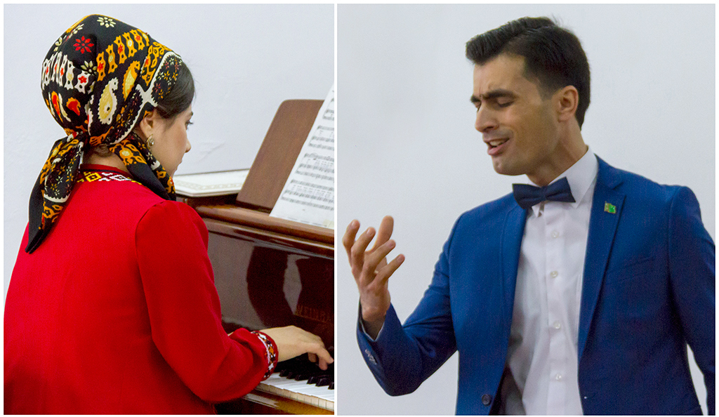 Семейный концерт Бегенча и Мяхри Мошиевых
